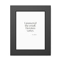 I answered the email. Heroism varies - Framed Print - Dry Humor