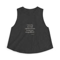 I need a second opinion from someone unqualified - Crop Top - For Overthinkers