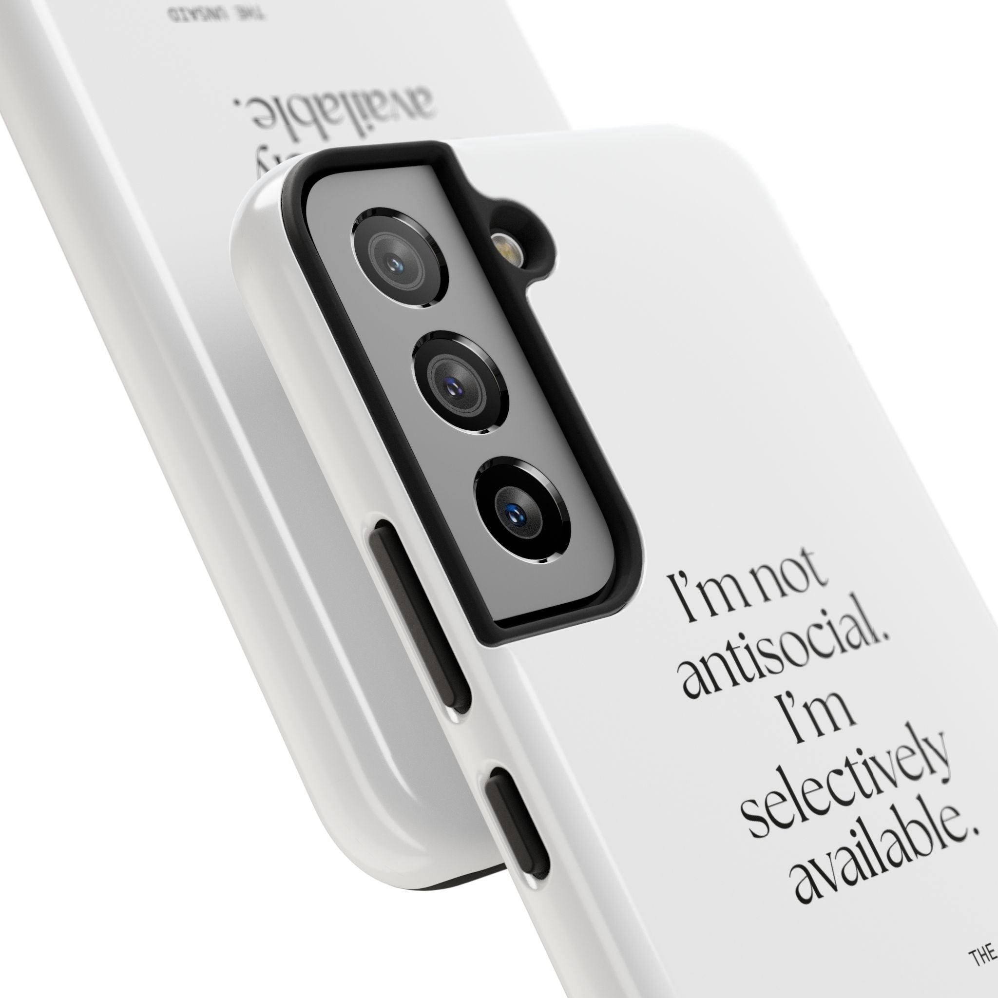 I’m not antisocial. I’m selectively available - Tough Phone Case - For Introverts