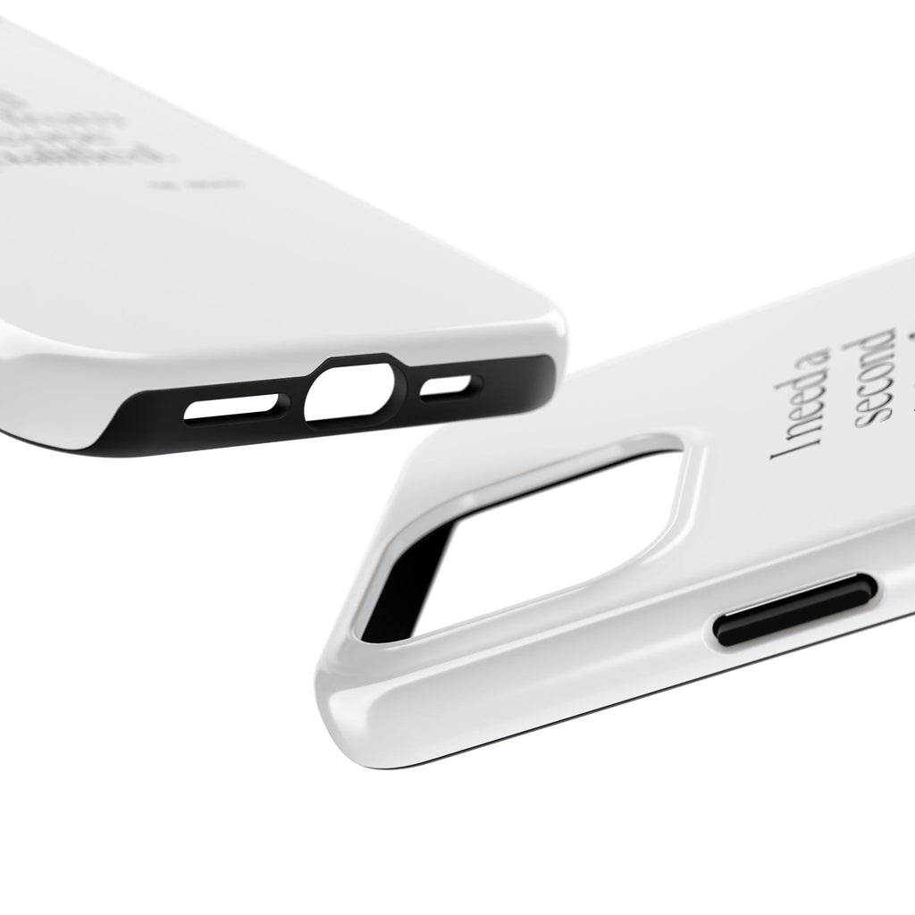 I need a second opinion from someone unqualified - Tough Phone Case - For Overthinkers