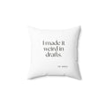 I made it weird in drafts - Throw Pillow - For Overthinkers