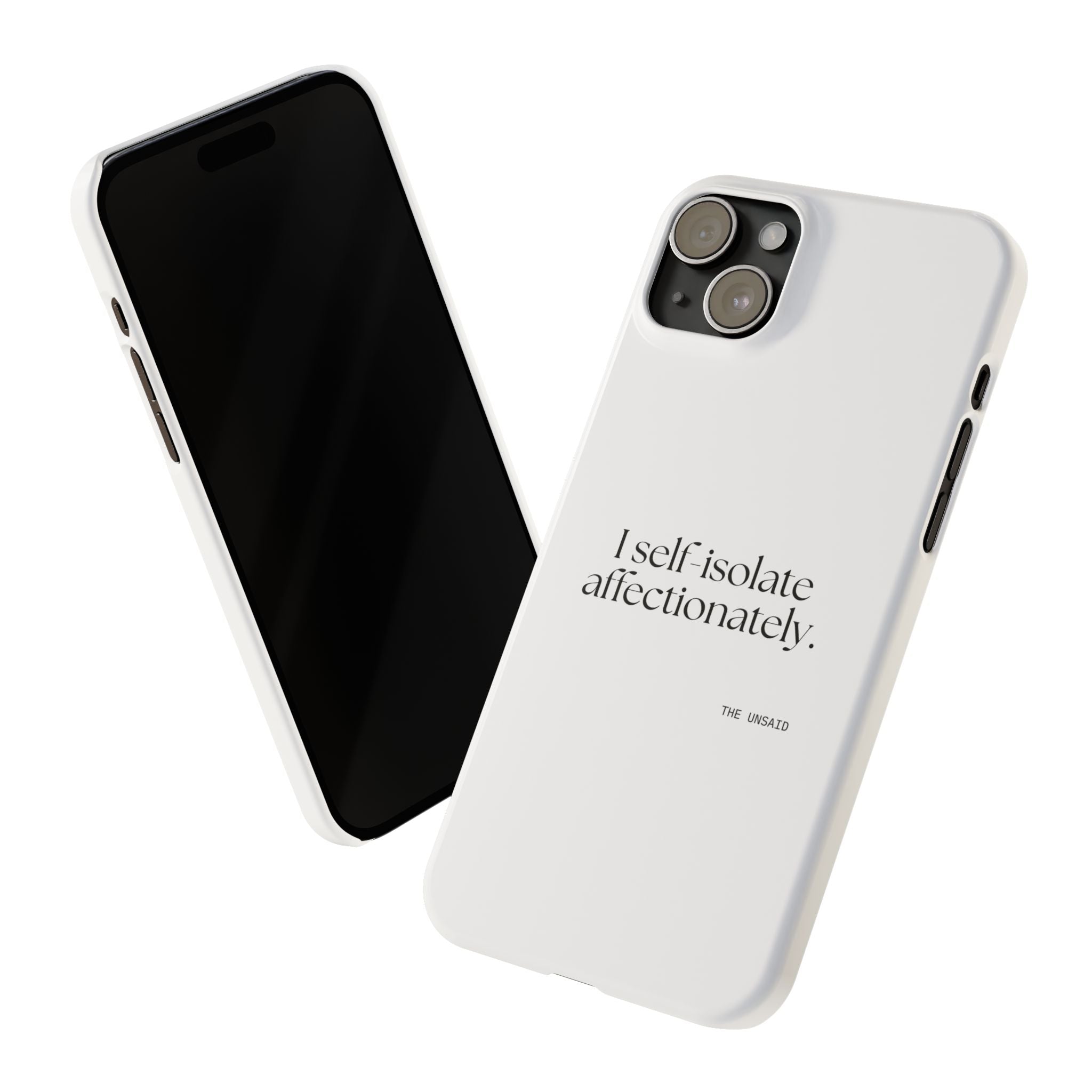 I self-isolate affectionately - Phone Case - For Introverts