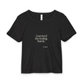 I survived the feeling. Barely - Baby Tee - Dry Humor