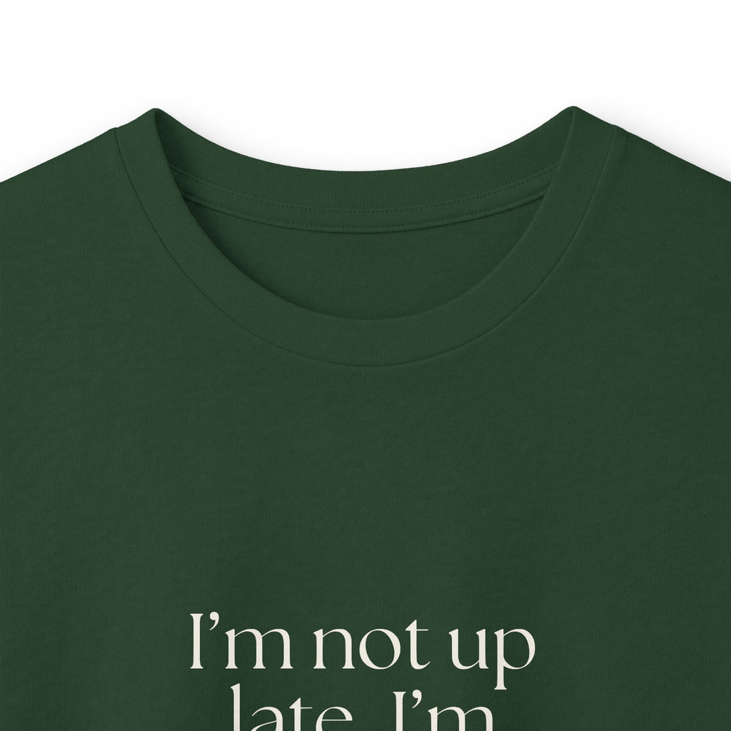 I’m not up late. I’m processing horizontally - Long Sleeve Shirt - For Overthinkers