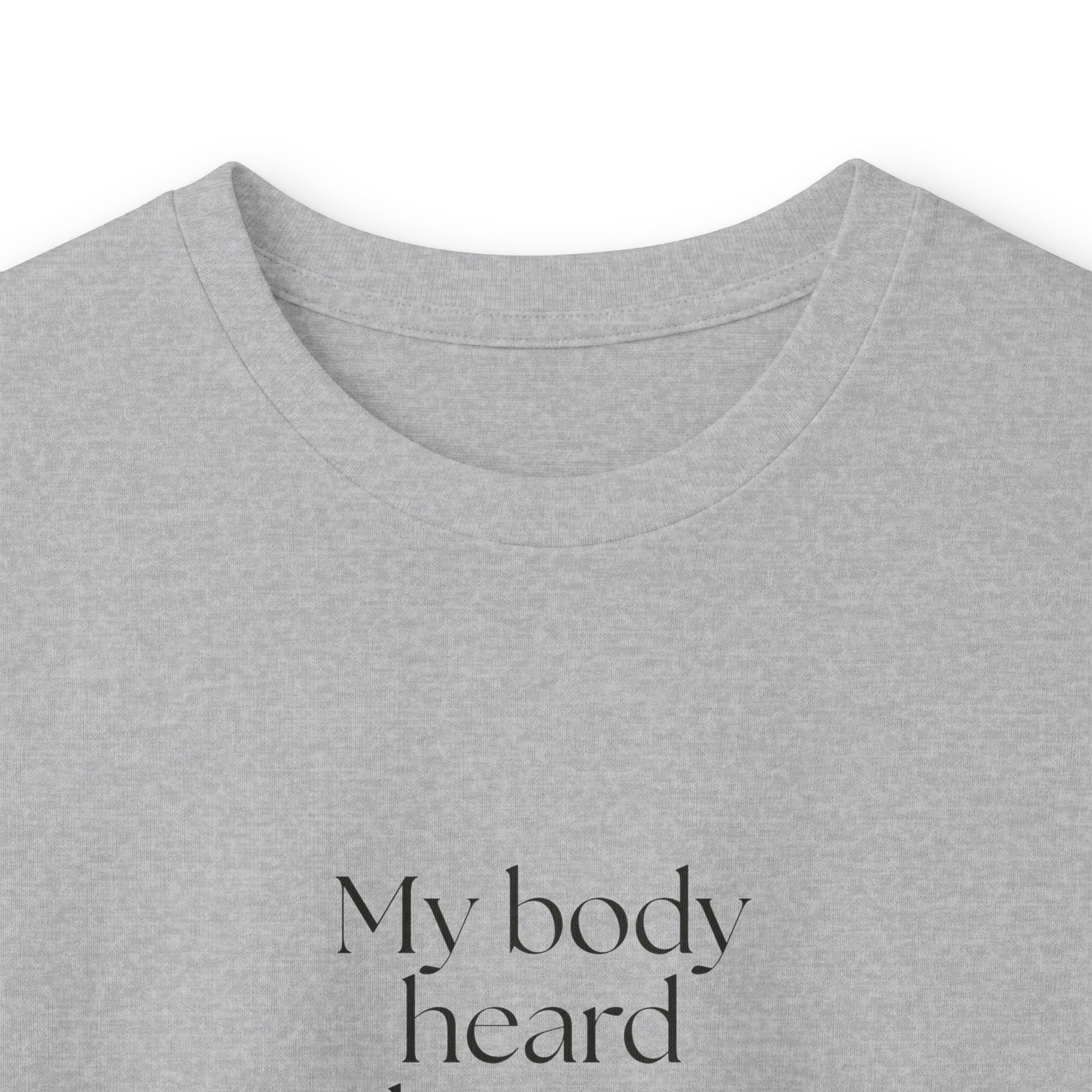 My body heard danger. No one else did - Long Sleeve Shirt - For Quiet Minds