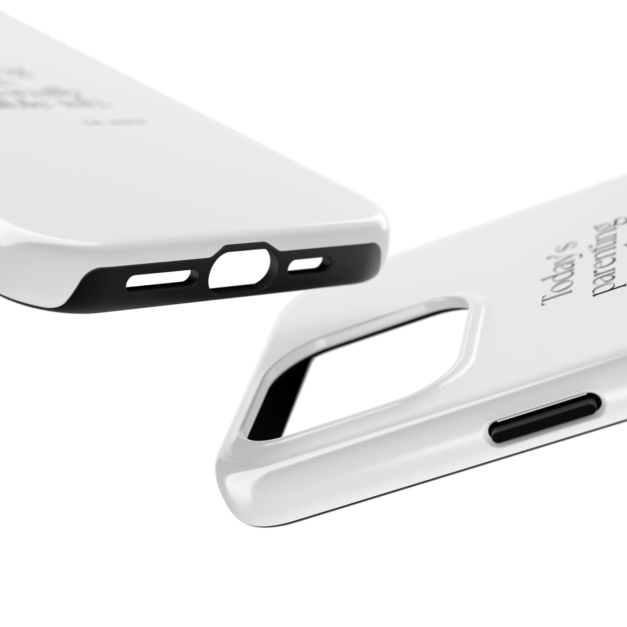 Today’s parenting style: emotionally available-ish - Tough Phone Case - Dry Humor