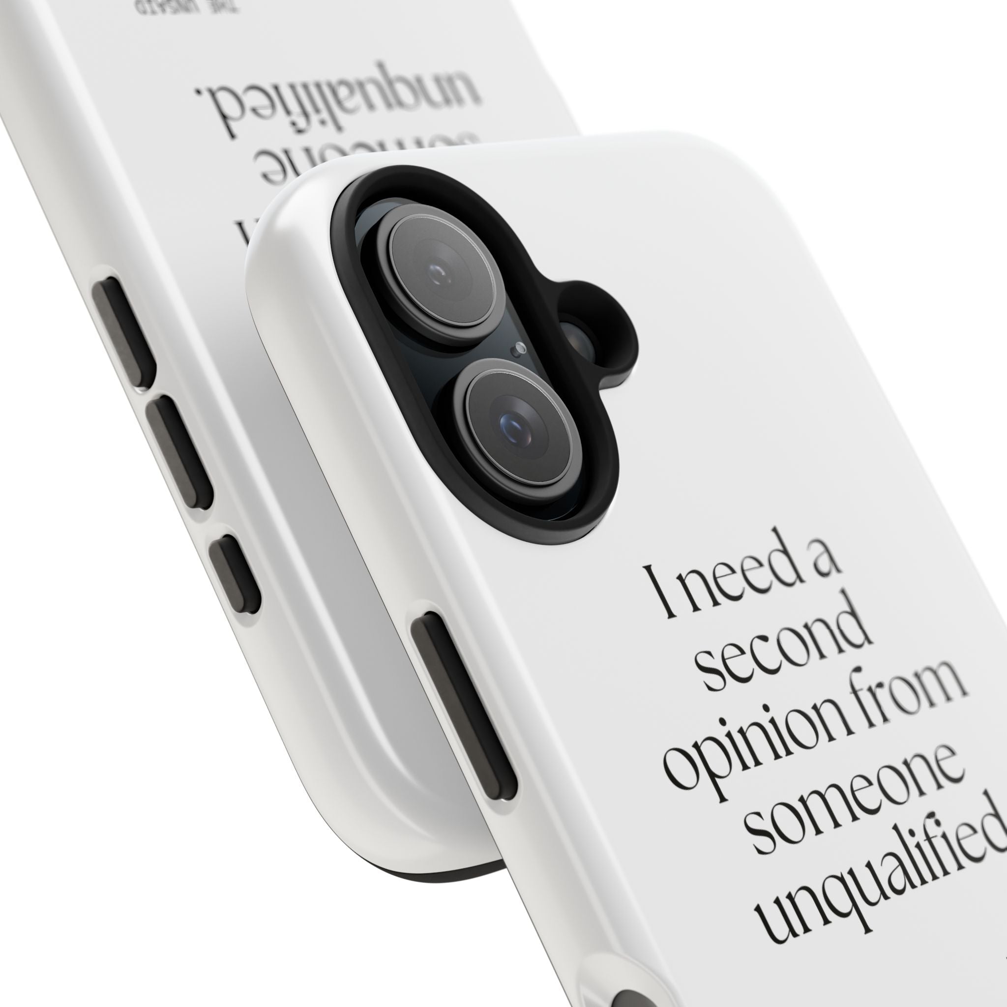 I need a second opinion from someone unqualified - Tough Phone Case - For Overthinkers