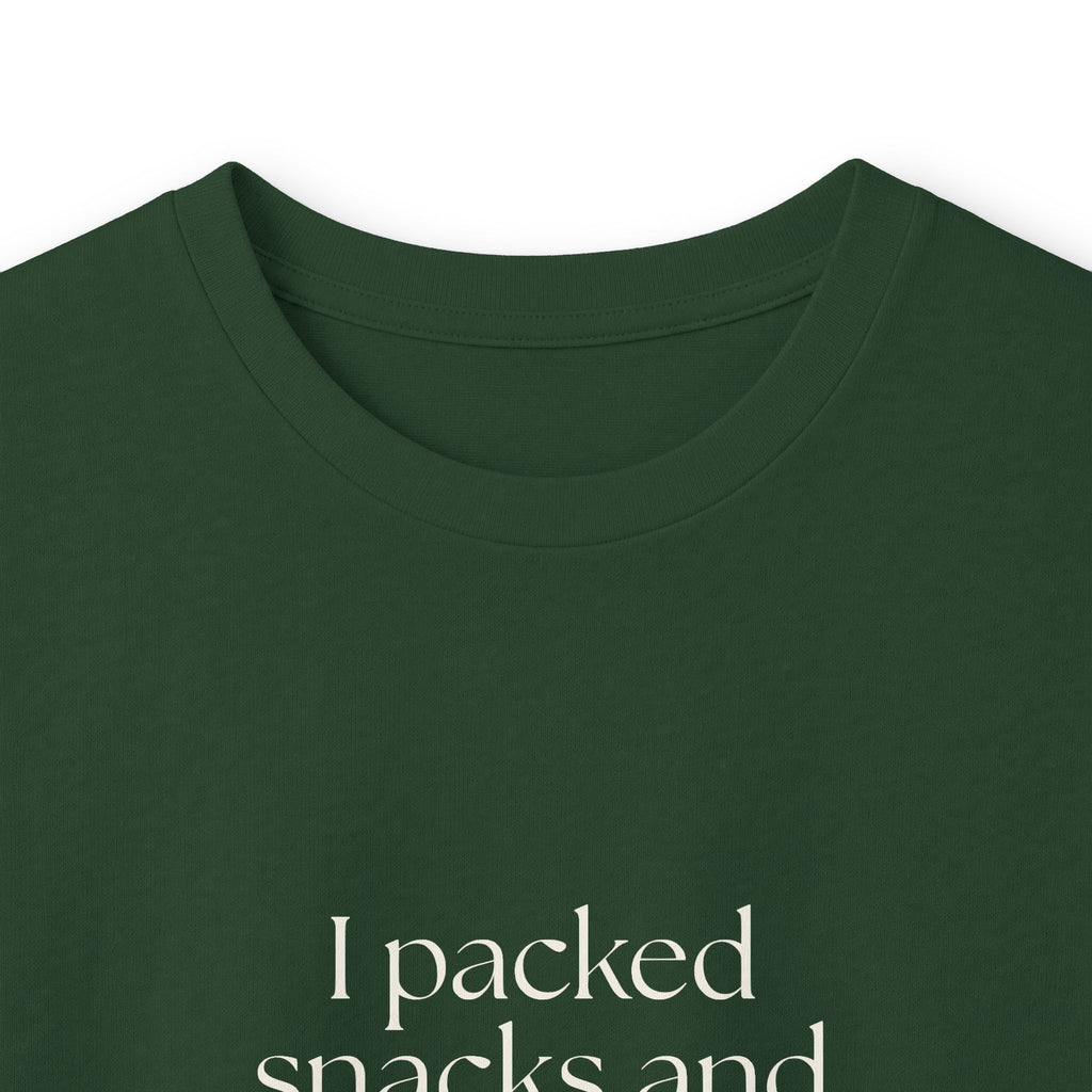 I packed snacks and unresolved feelings - Long Sleeve Shirt - Dry Humor