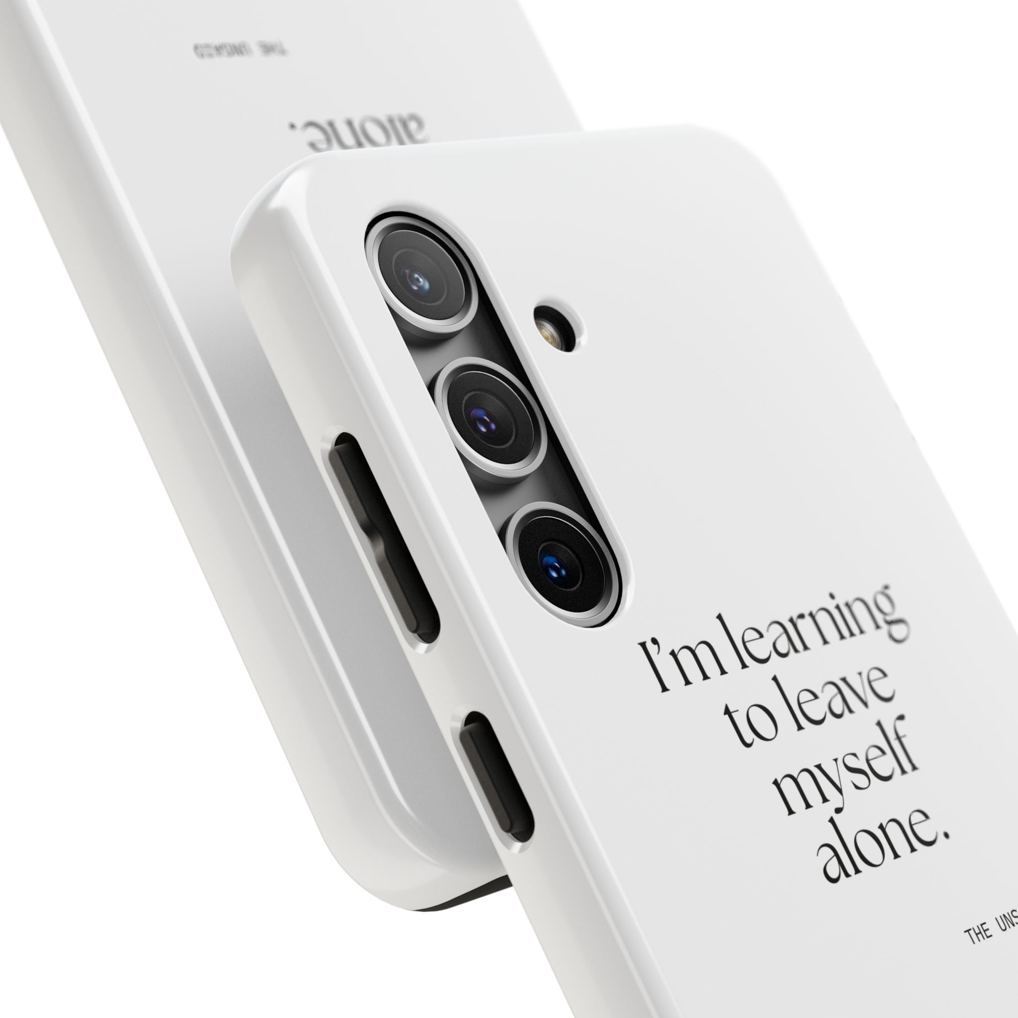 I’m learning to leave myself alone - Tough Phone Case - Dry Humor