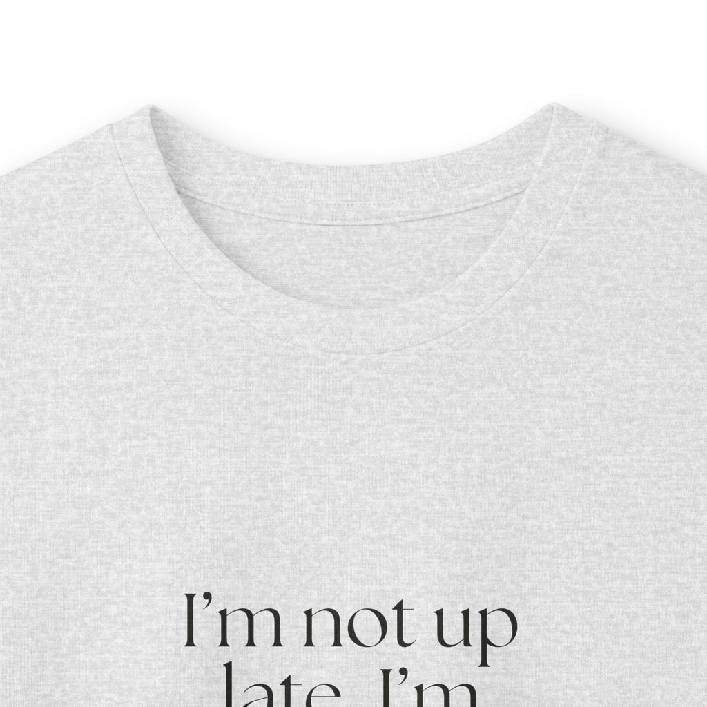 I’m not up late. I’m processing horizontally - Long Sleeve Shirt - For Overthinkers