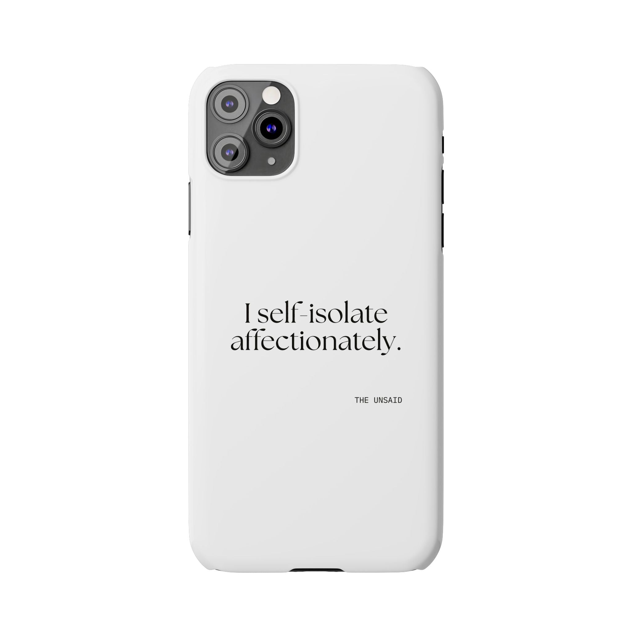 I self-isolate affectionately - Phone Case - For Introverts
