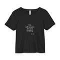 I’m self-aware. It’s not helping - Baby Tee - Dry Humor