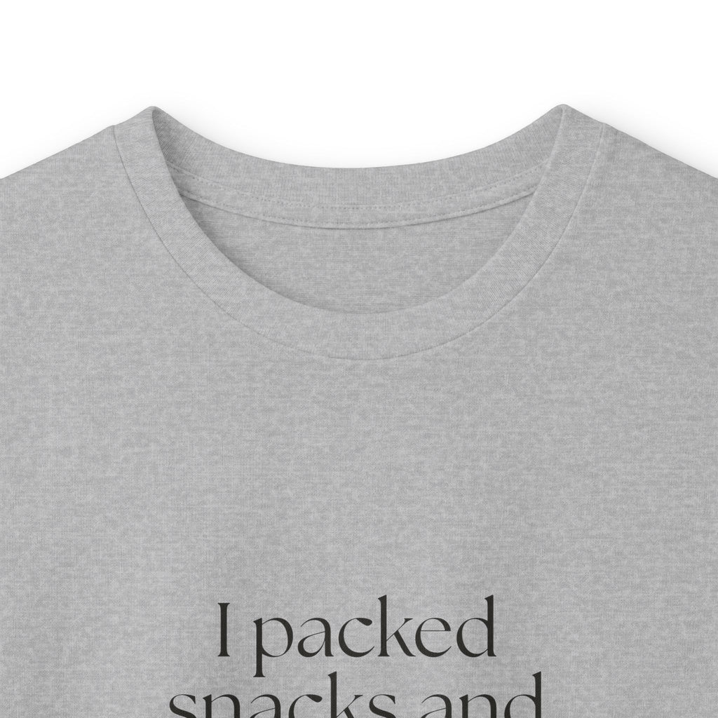 I packed snacks and unresolved feelings - Long Sleeve Shirt - Dry Humor