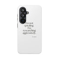I’m not spiraling. I’m researching aggressively - Tough Phone Case - For Overthinkers
