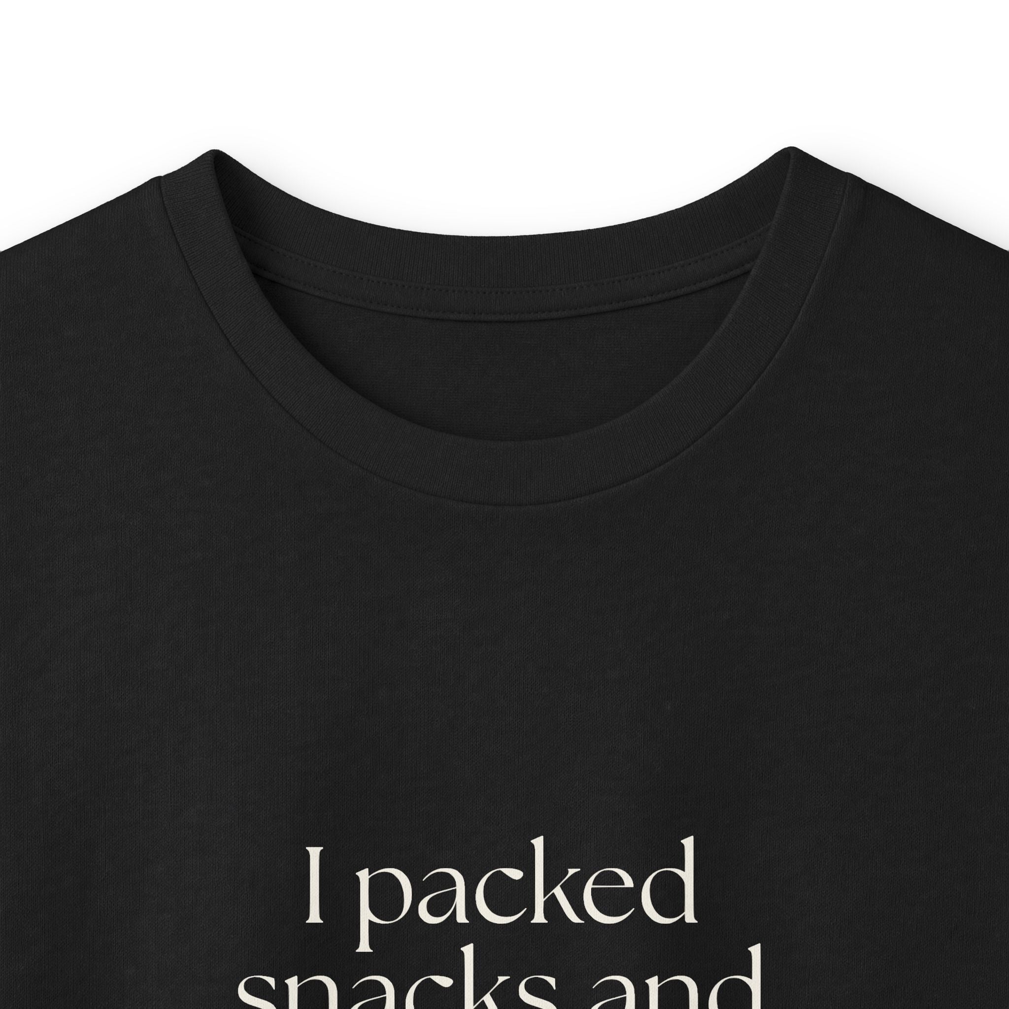 I packed snacks and unresolved feelings - Long Sleeve Shirt - Dry Humor