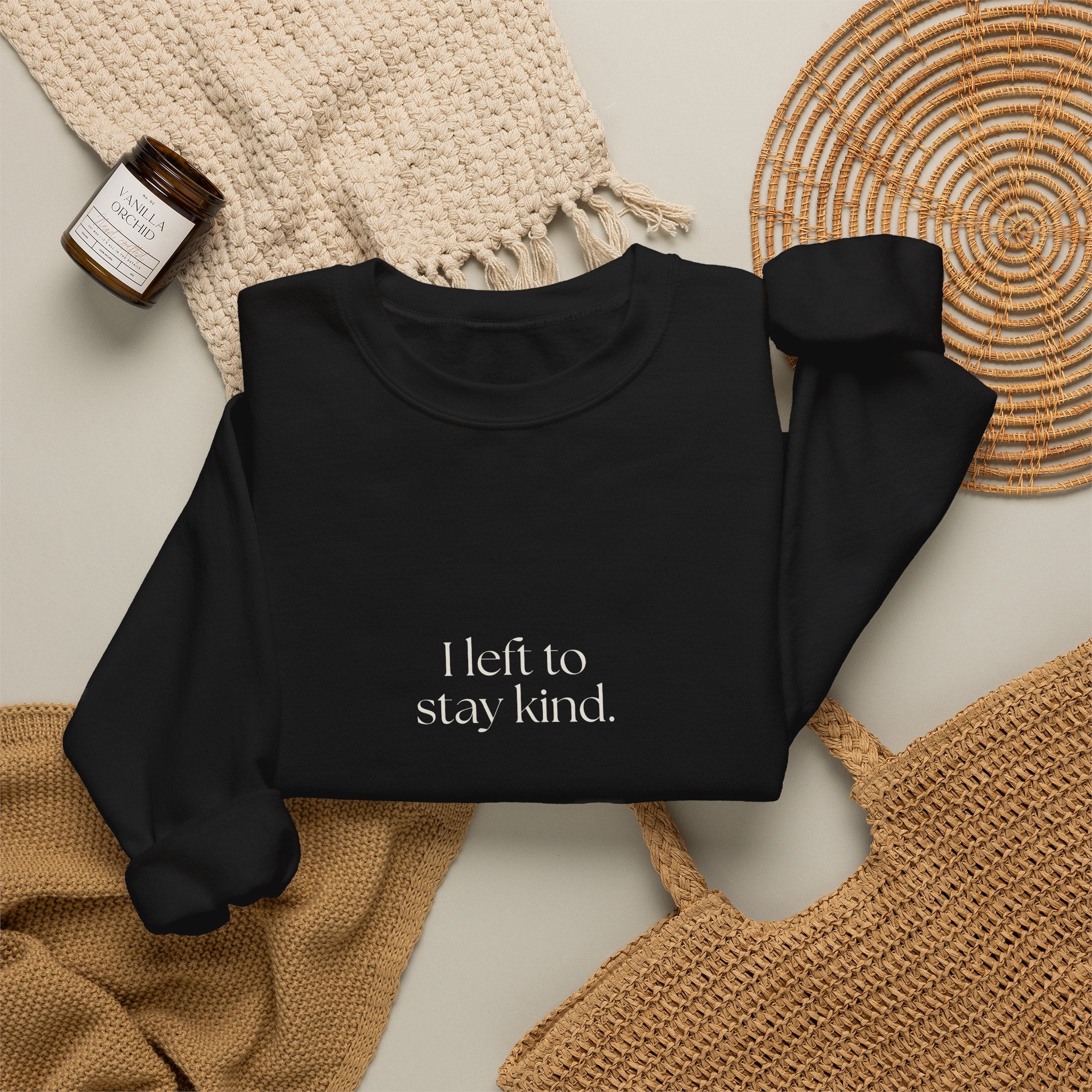 I left to stay kind - Sweatshirt - For Introverts