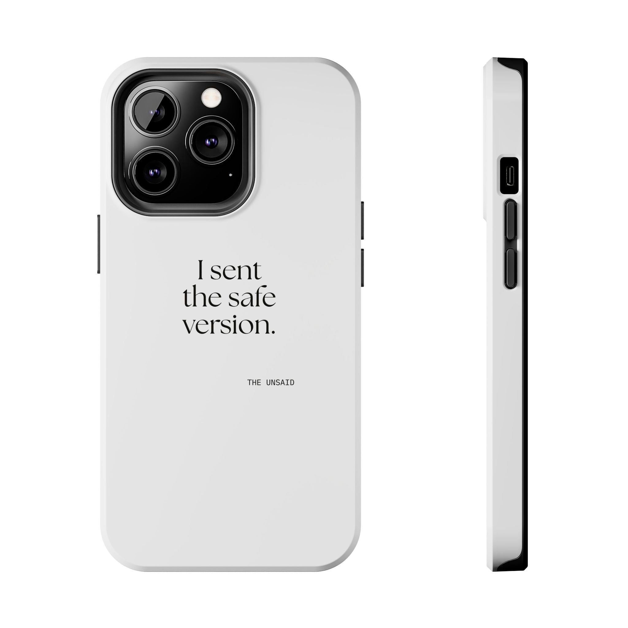 I sent the safe version - Tough Phone Case - For Overthinkers