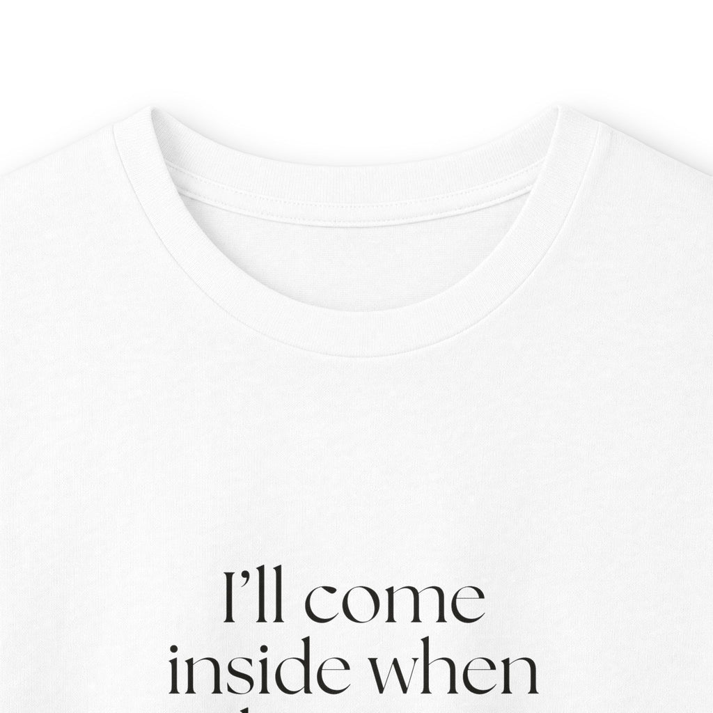 I’ll come inside when I become a person again - Long Sleeve Shirt - For Quiet Minds
