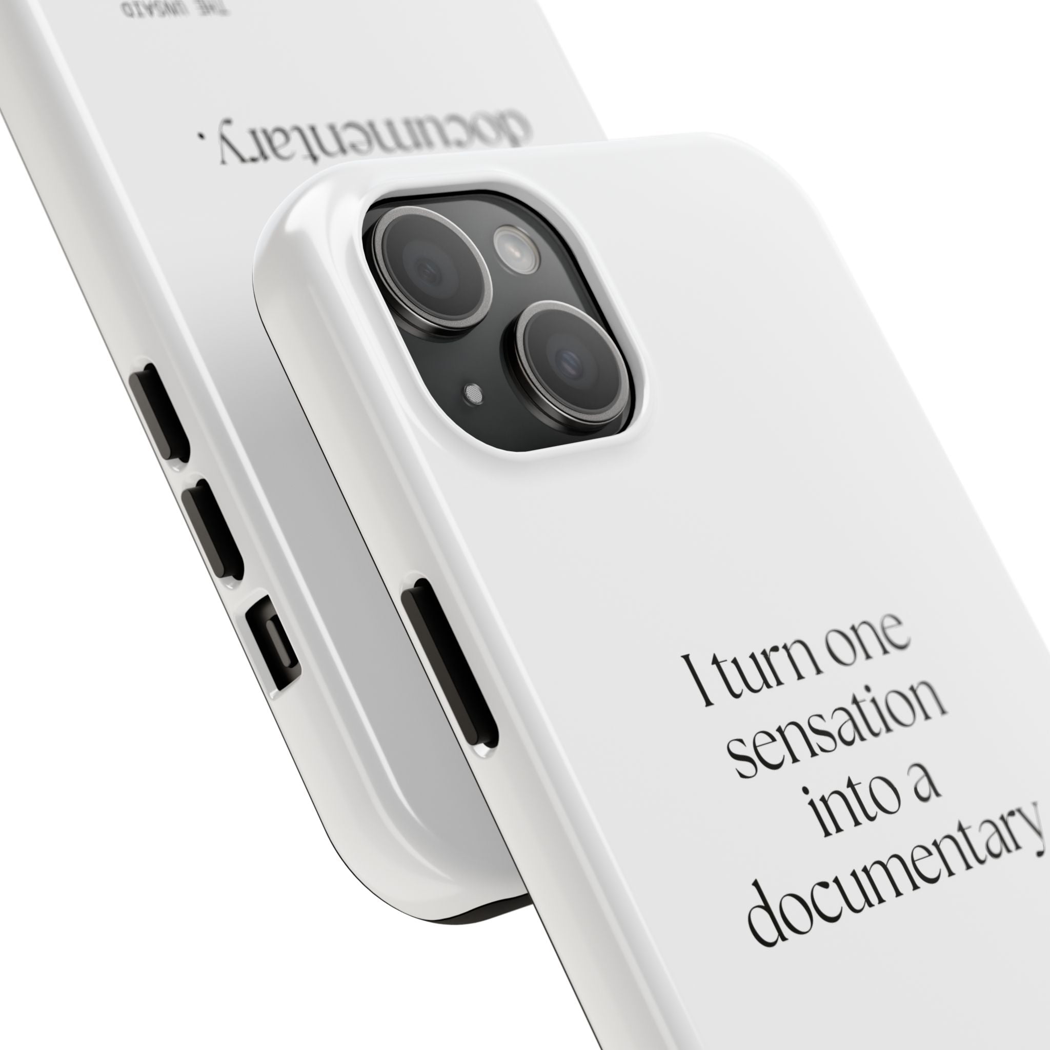 I turned one sensation into a documentary - Tough Phone Case - For Overthinkers