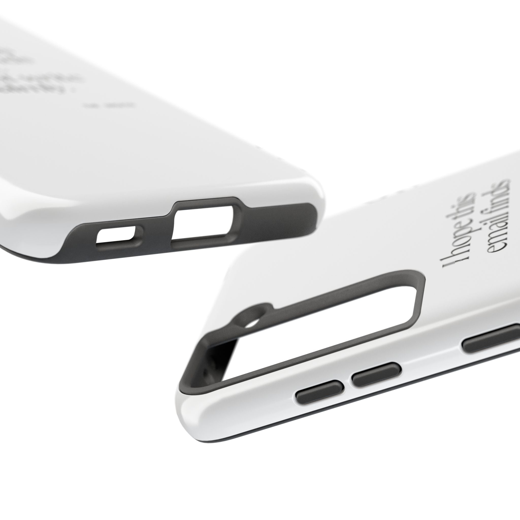 I hope this email finds you. I did not write it calmly - Tough Phone Case - Dry Humor