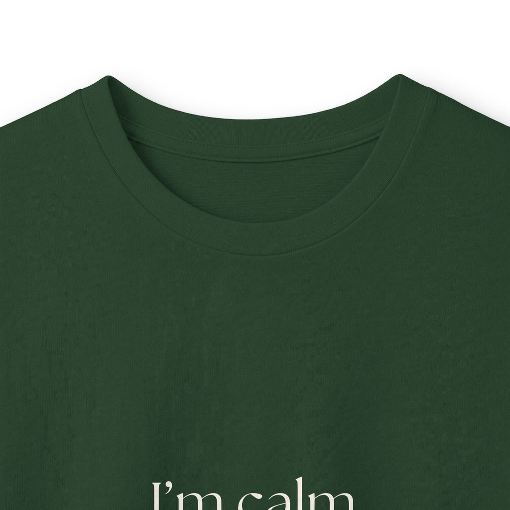 I’m calm in theory - Long Sleeve Shirt - For Quiet Minds