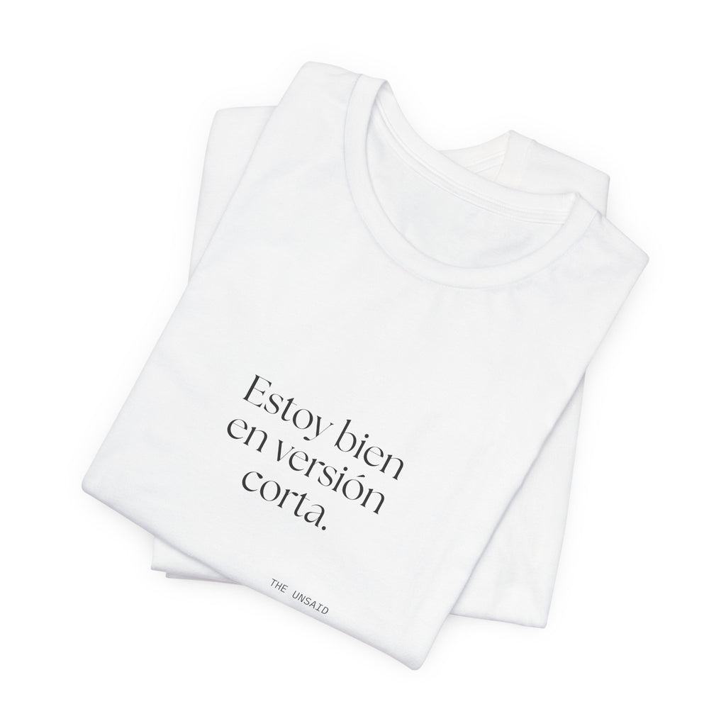 Estoy bien en versión corta - Shirt - En Español