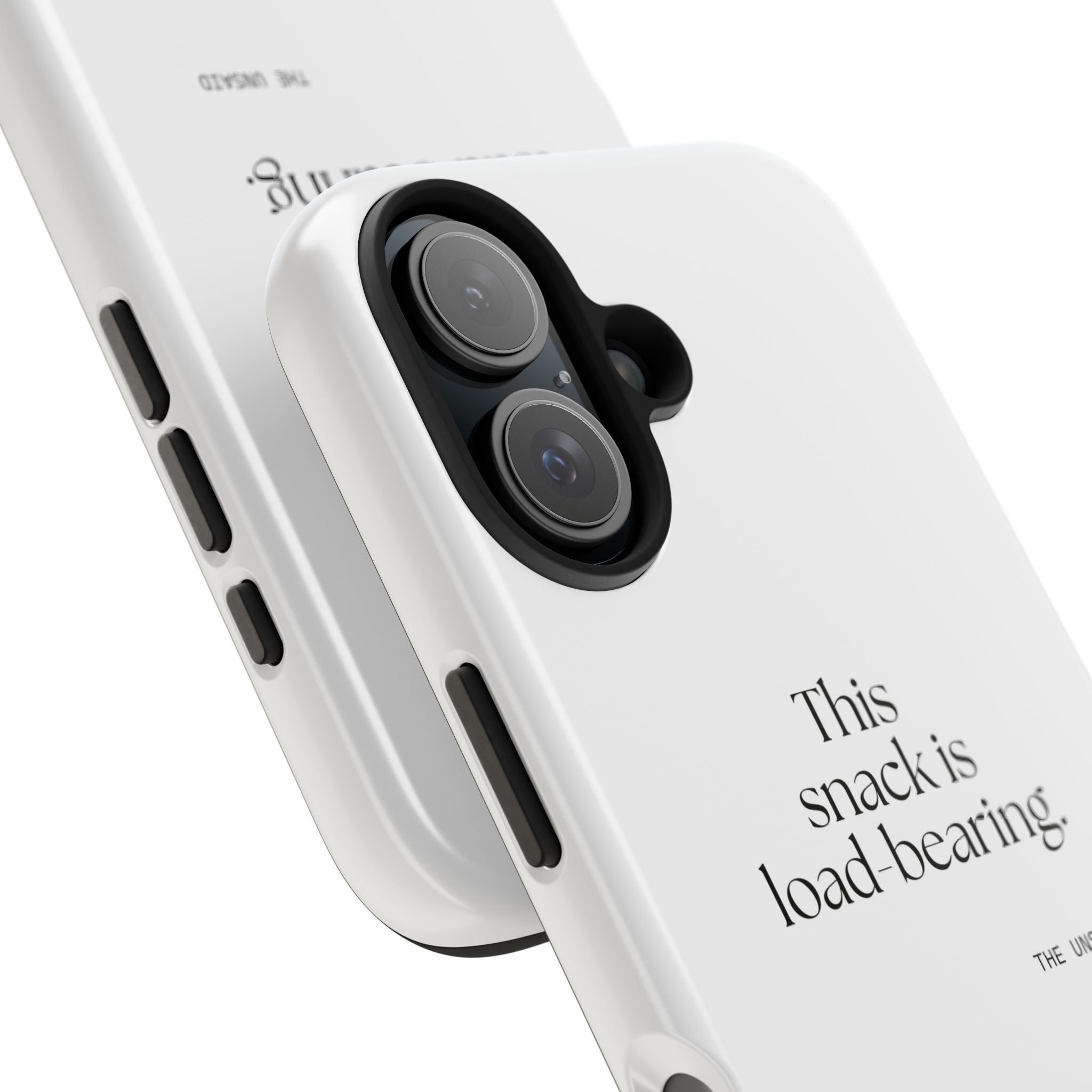 This snack is load-bearing - Tough Phone Case - Dry Humor