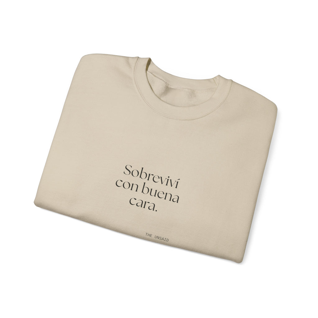 Sobreviví con buena cara - Sweatshirt - En Español