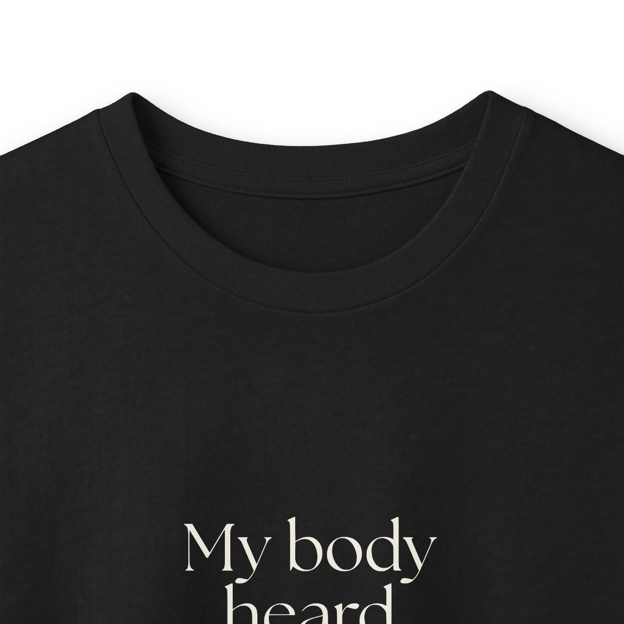 My body heard danger. No one else did - Long Sleeve Shirt - For Quiet Minds