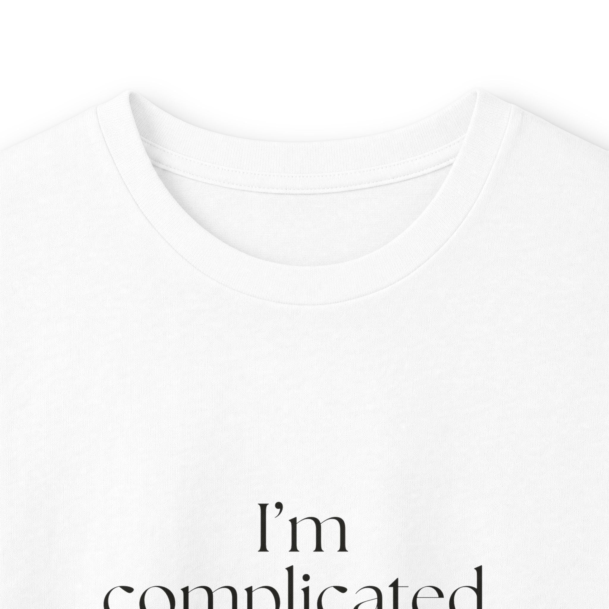 I’m complicated, but with notes - Long Sleeve Shirt - Dry Humor