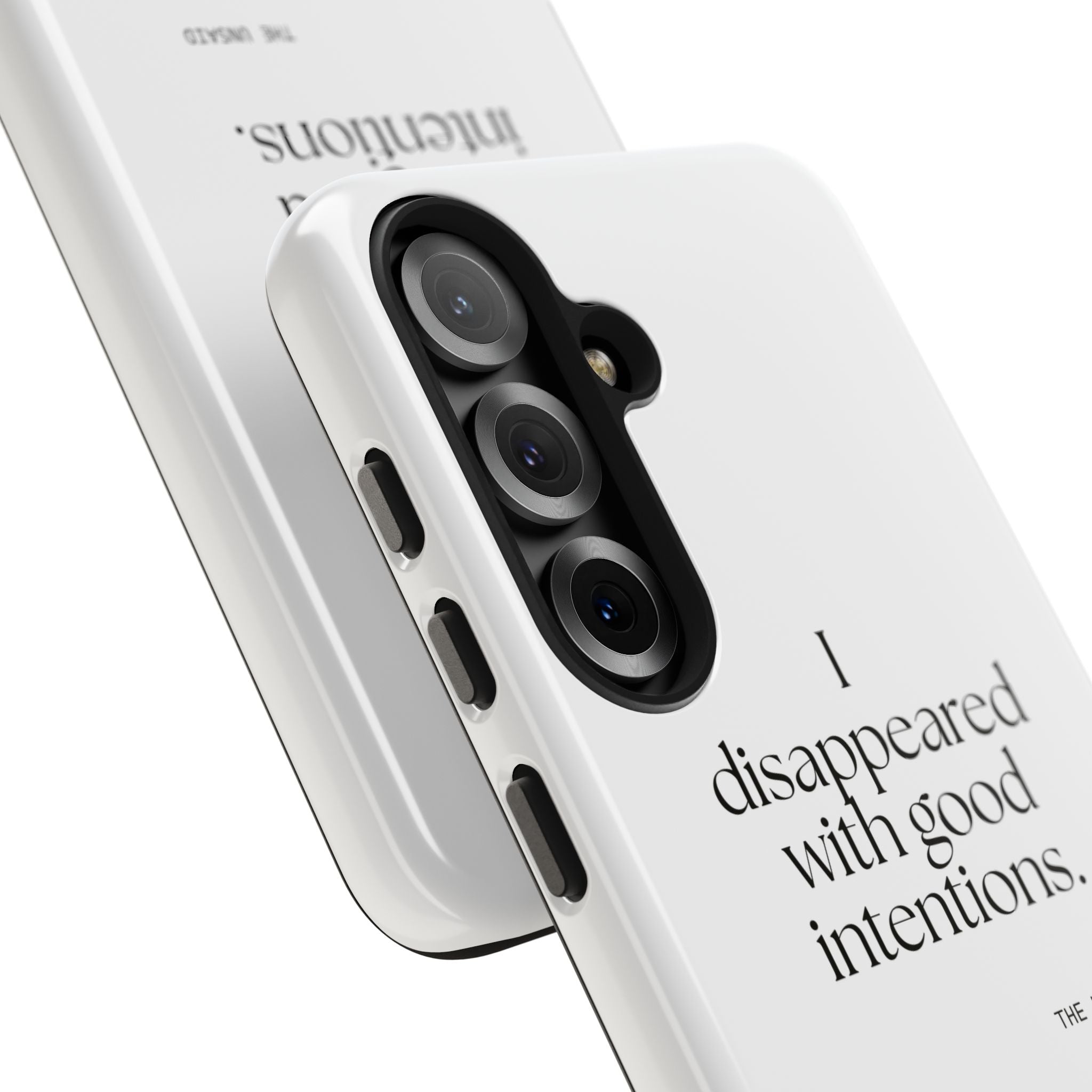 I disappeared with good intentions - Tough Phone Case - For Introverts