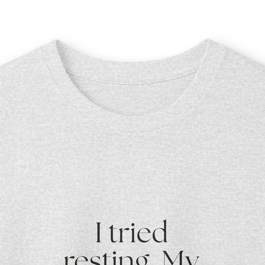 I tried resting. My brain had follow-ups - Long Sleeve Shirt - For Overthinkers