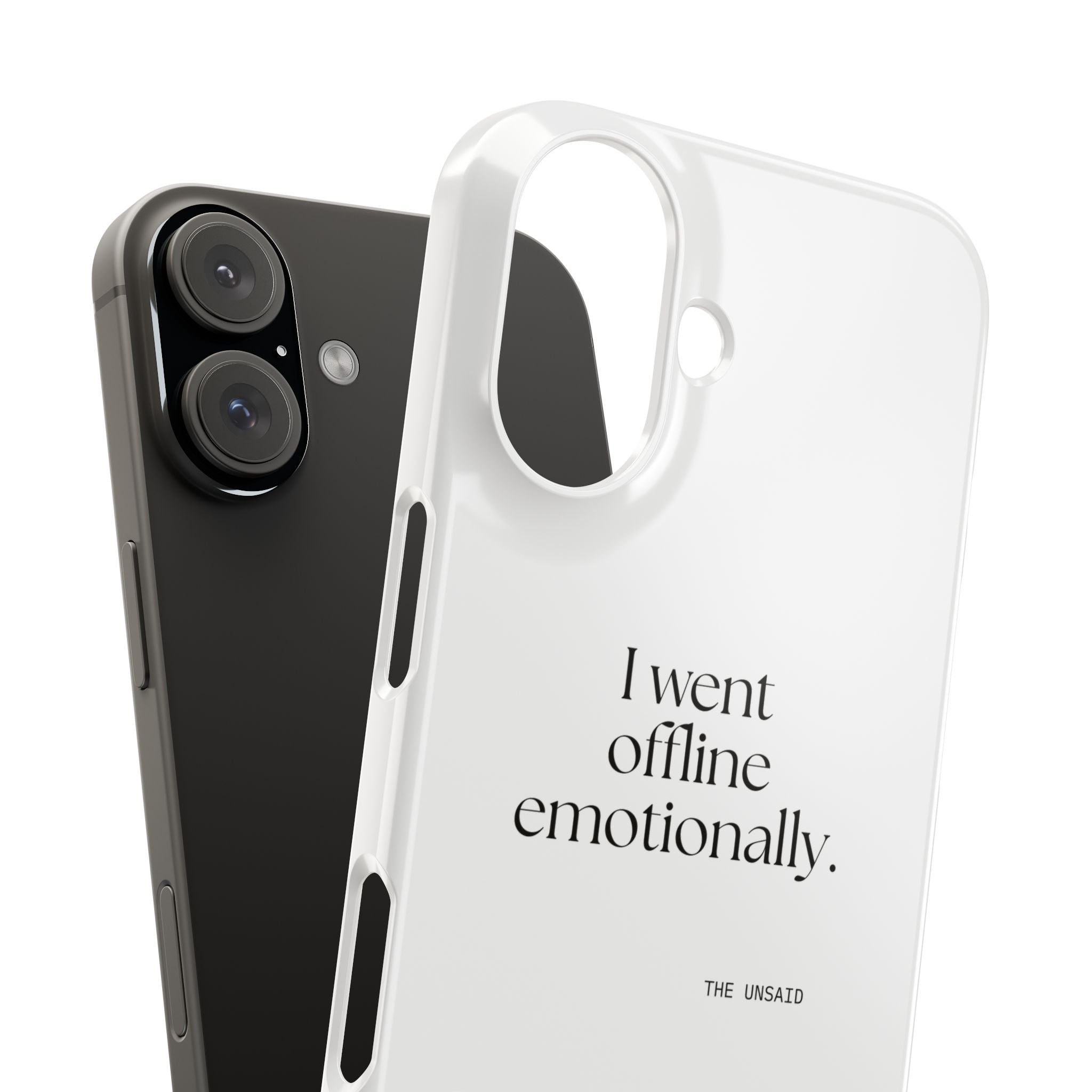 I went offline emotionally - Phone Case - For Introverts