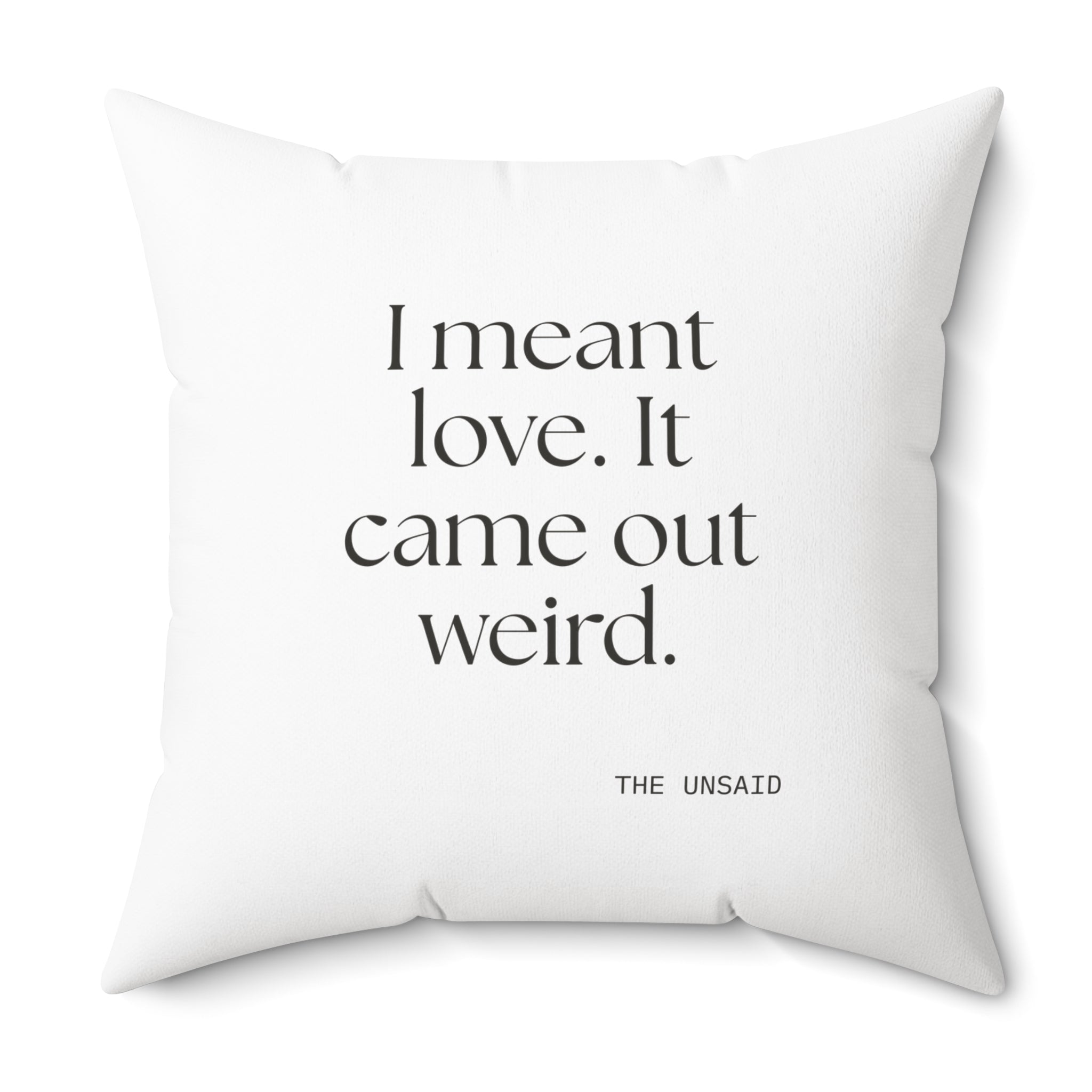 I meant love. It came out weird - Throw Pillow - For Introverts