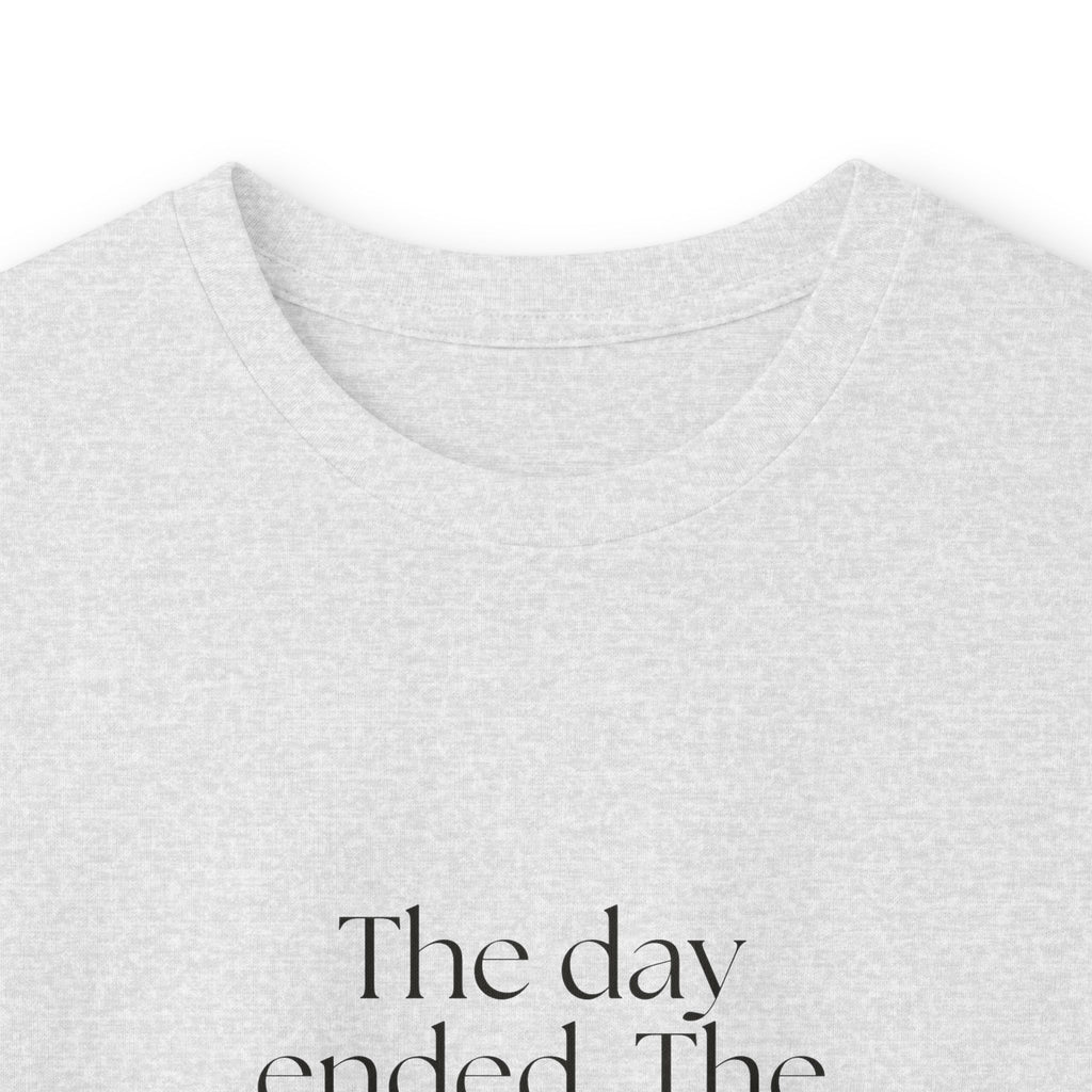 The day ended. The thinking did not - Long Sleeve Shirt - For Overthinkers
