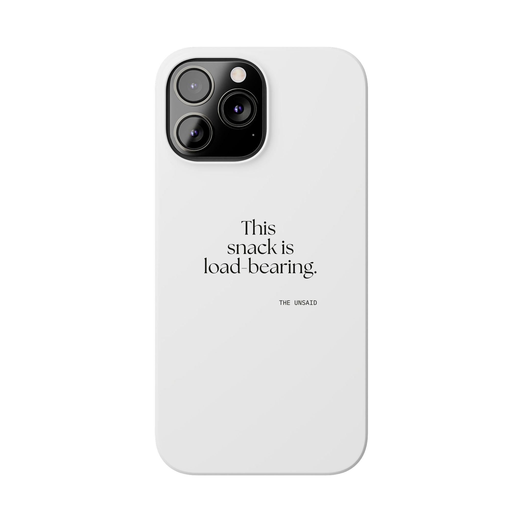 This snack is load-bearing - Phone Case - Dry Humor