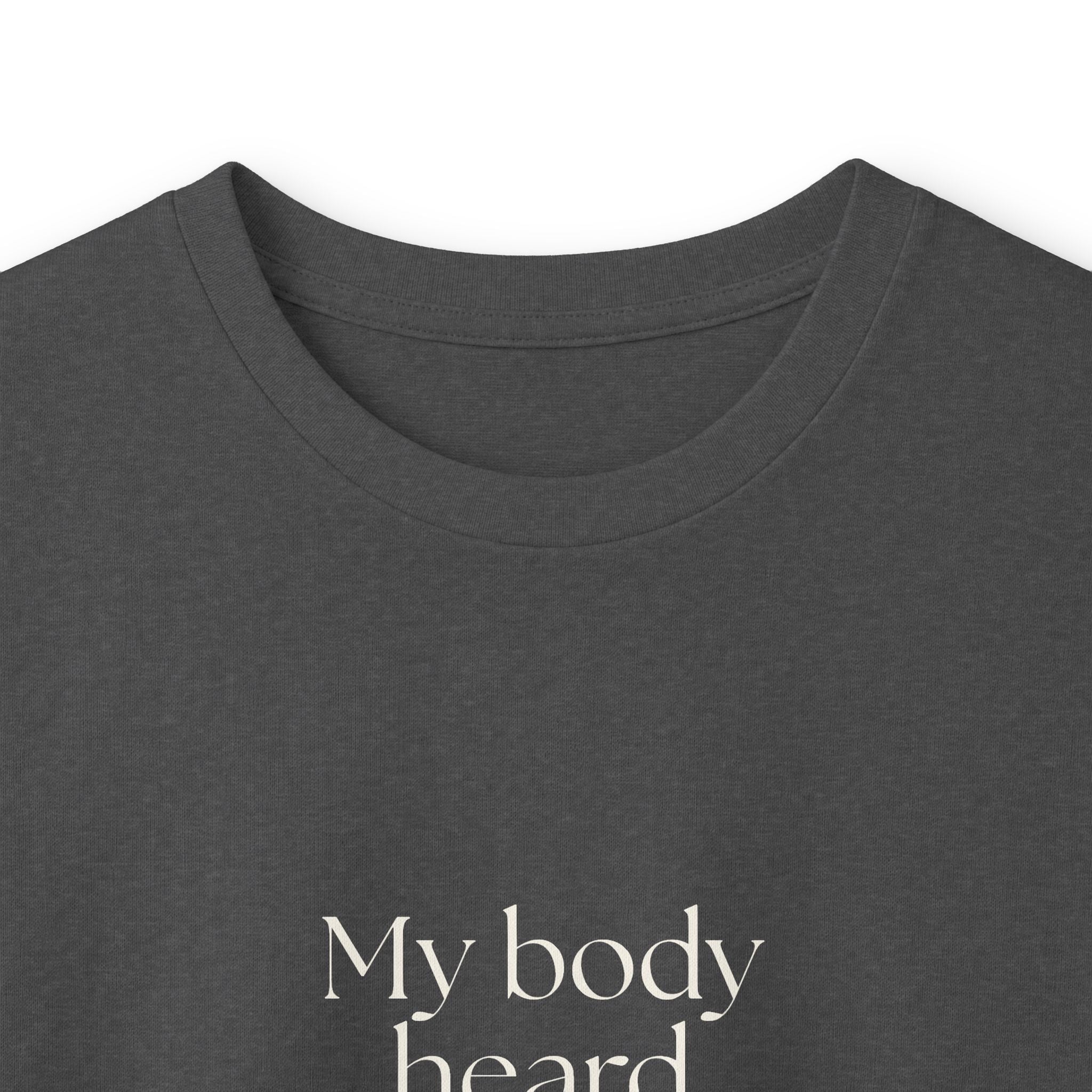 My body heard danger. No one else did - Long Sleeve Shirt - For Quiet Minds