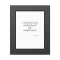 Comfort food understood the assignment - Framed Print - Dry Humor