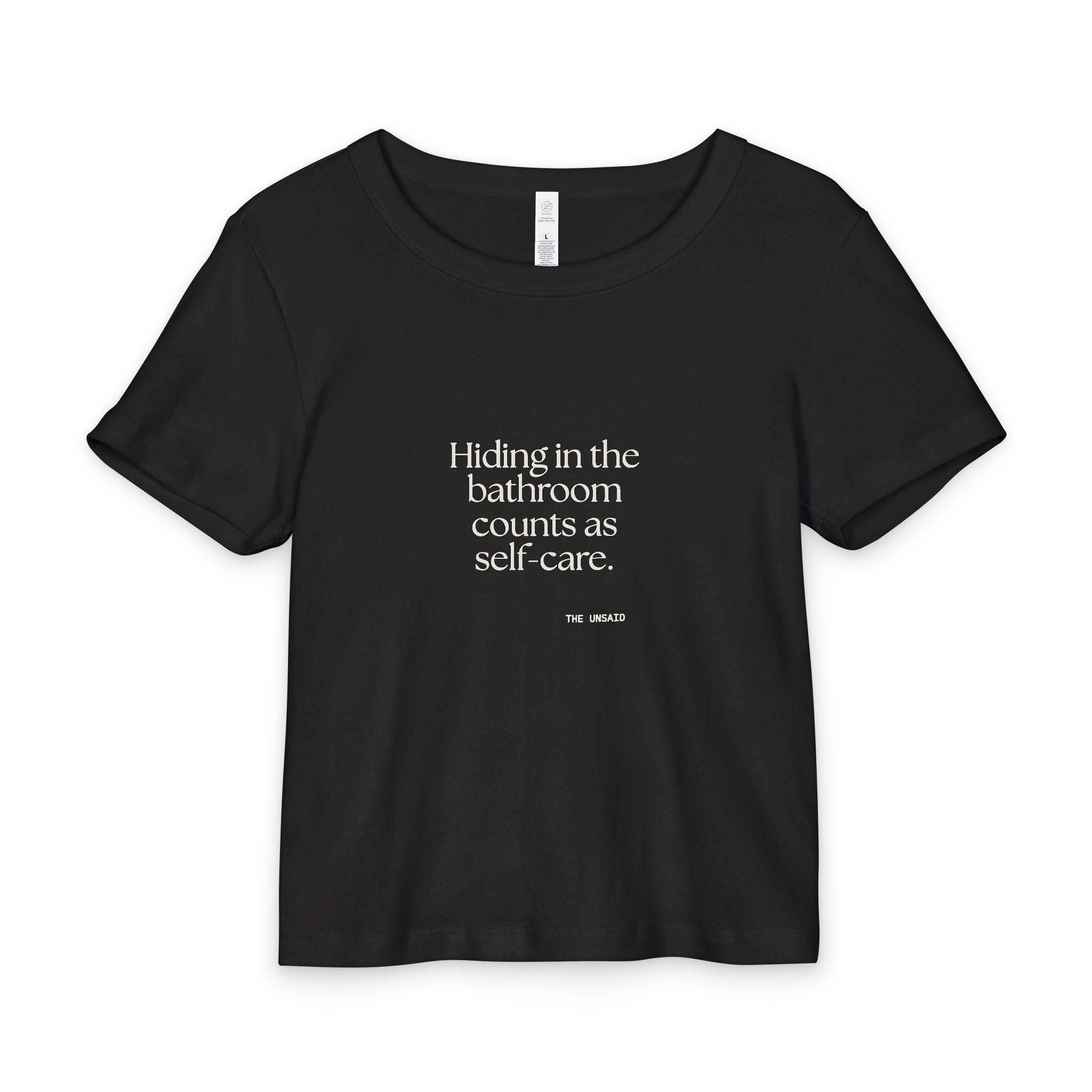 Hiding in the bathroom counts as self-care - Baby Tee - For Introverts