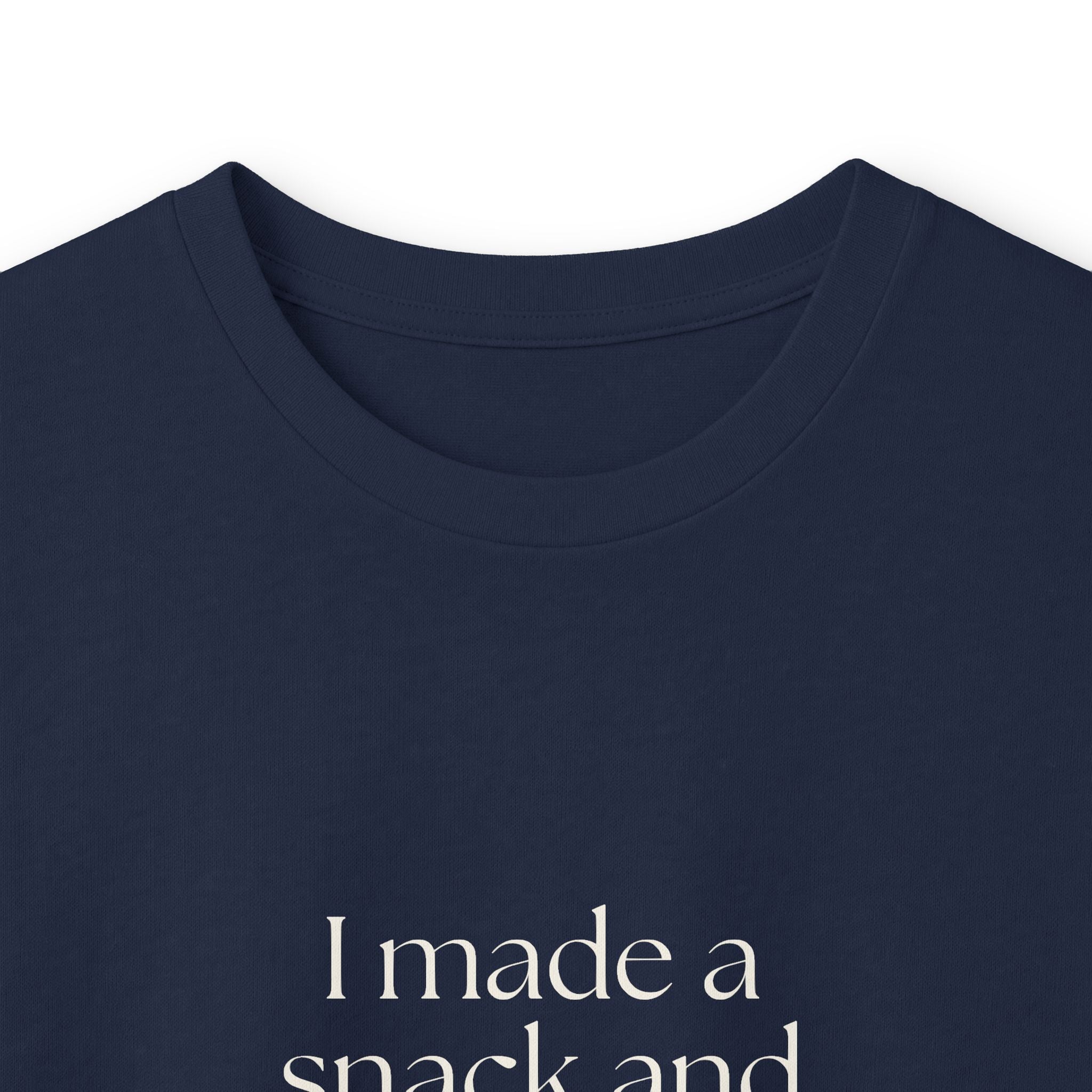 I made a snack and called it a plan - Long Sleeve Shirt - Dry Humor