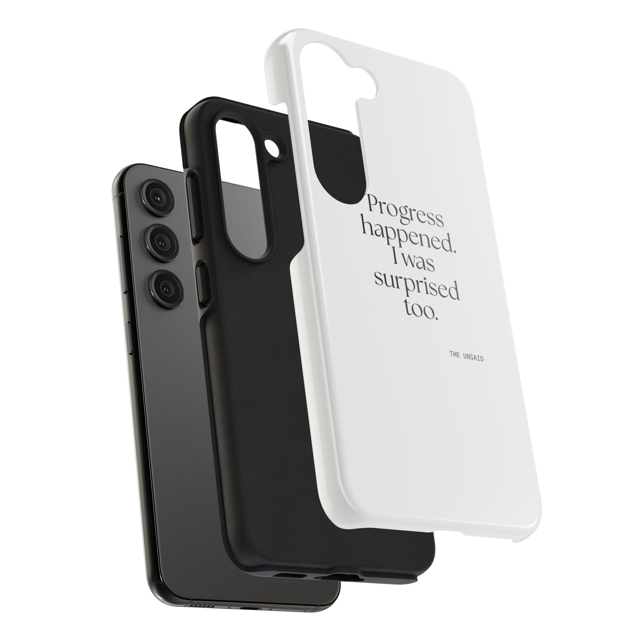 Progress happened. I was surprised too - Tough Phone Case - Dry Humor