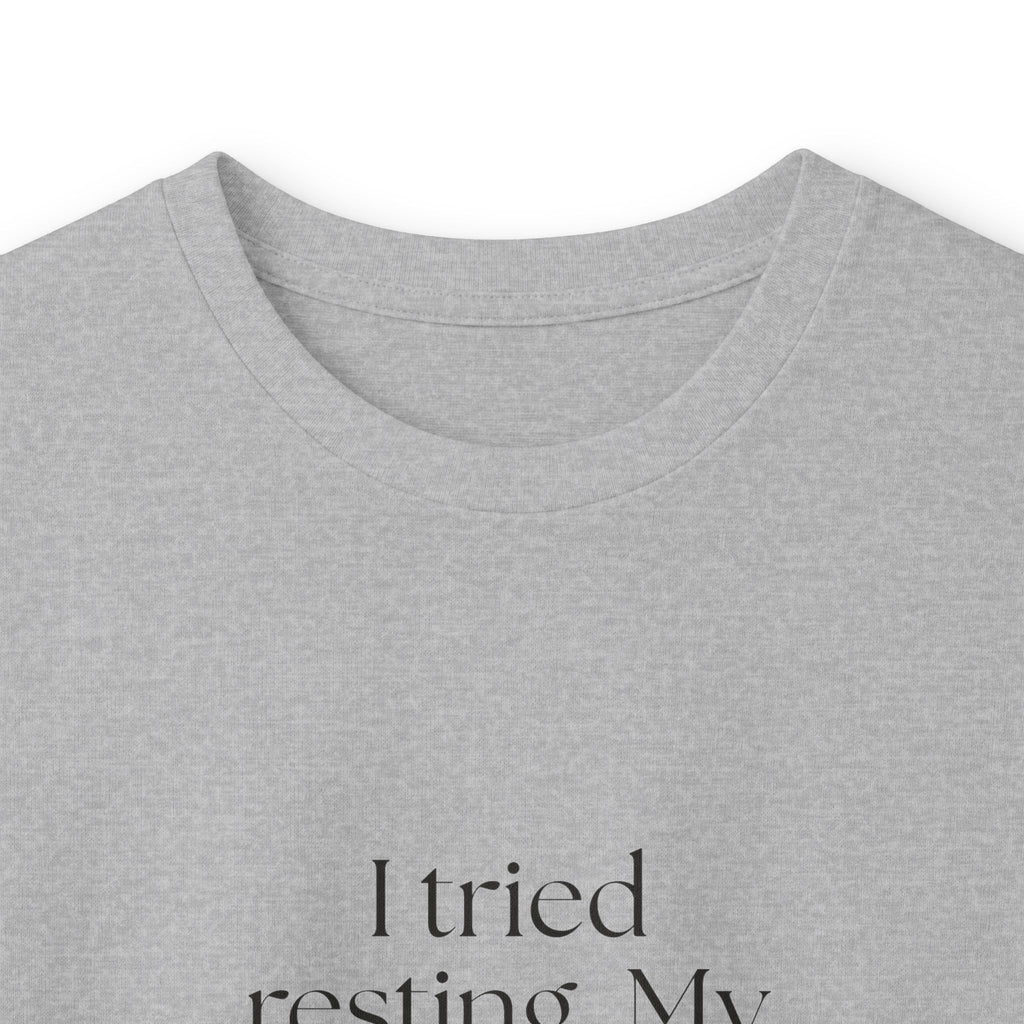 I tried resting. My brain had follow-ups - Long Sleeve Shirt - For Overthinkers