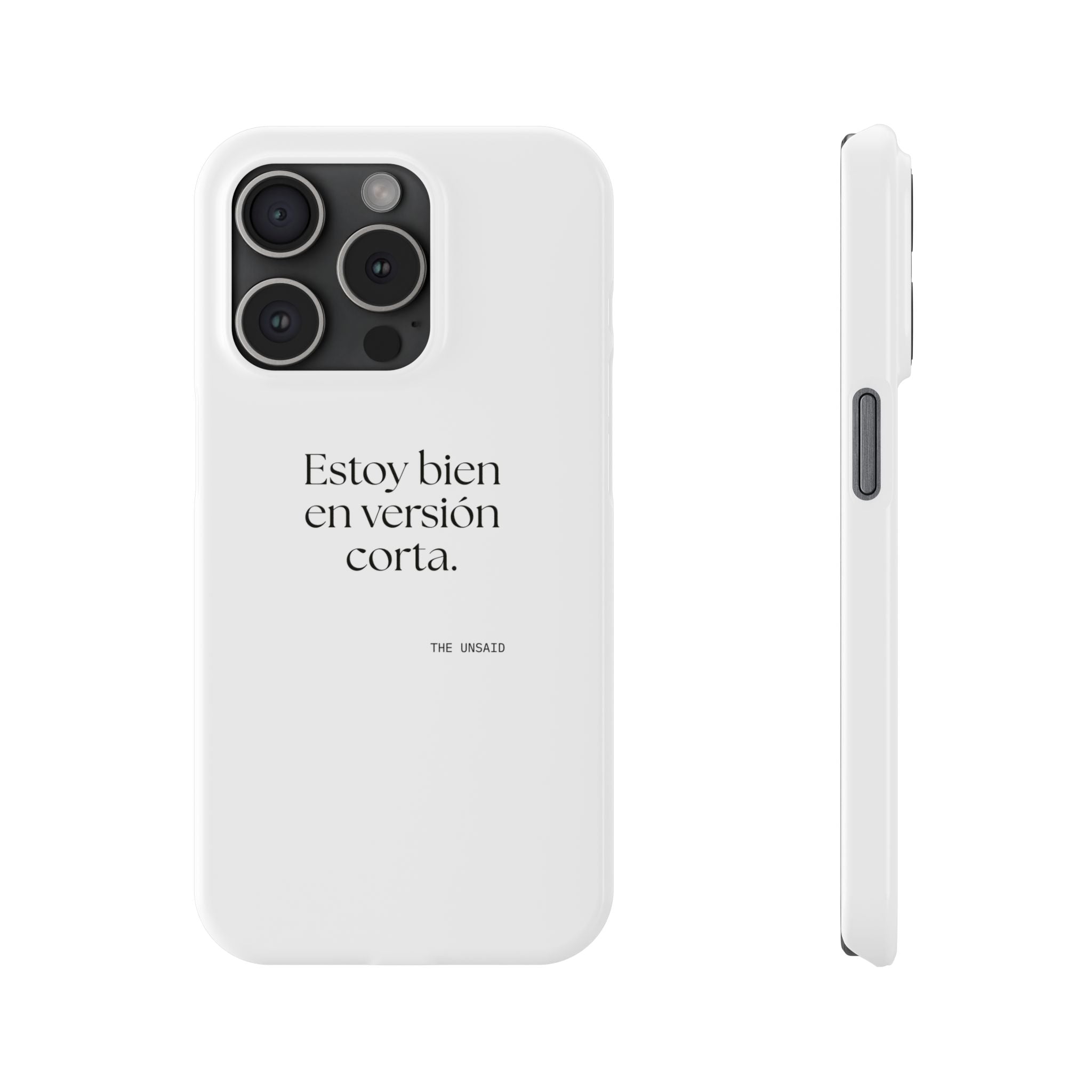 Estoy bien en versión corta - Phone Case - En Español