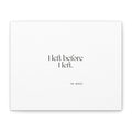 I left before I left - Canvas Print - For Introverts