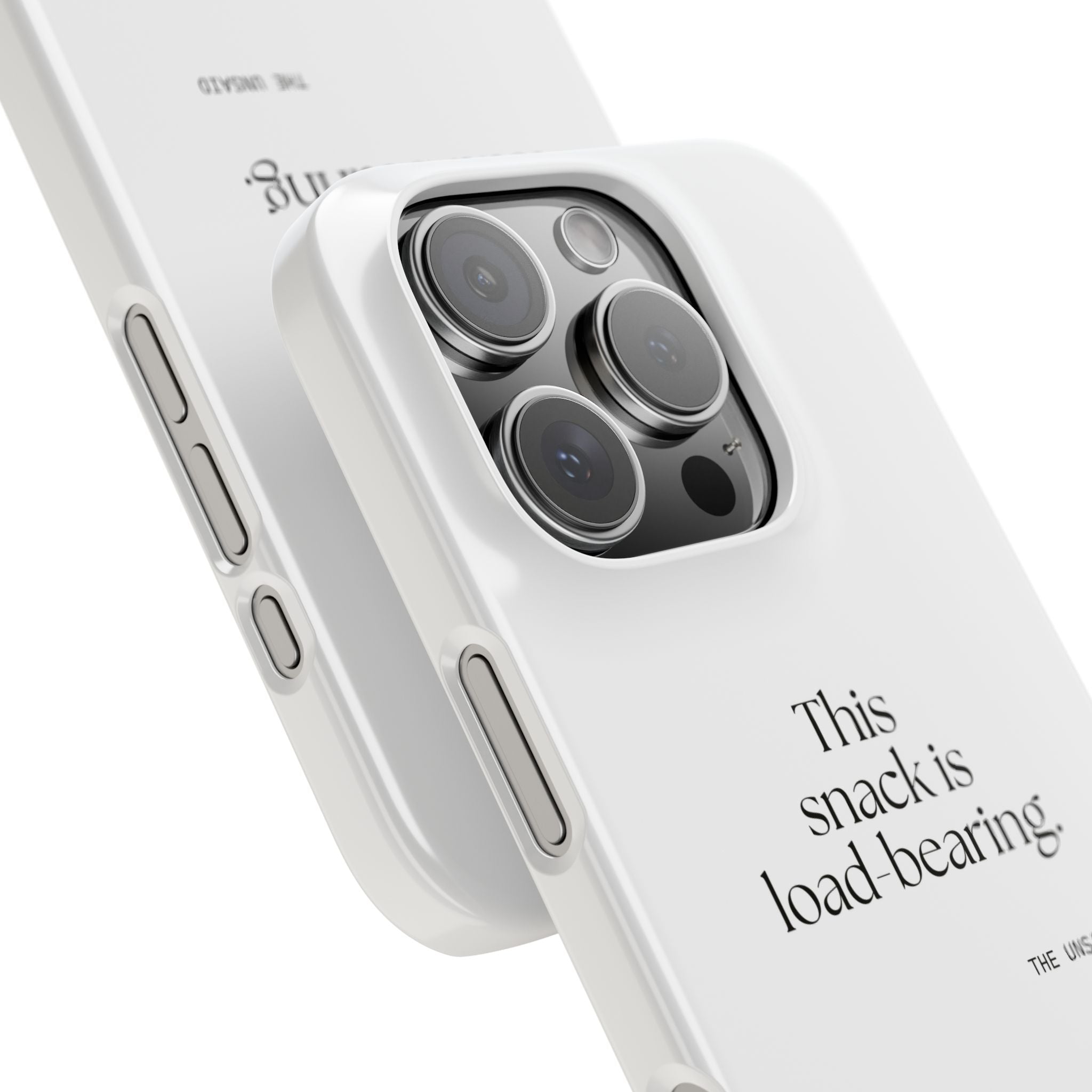 This snack is load-bearing - Phone Case - Dry Humor