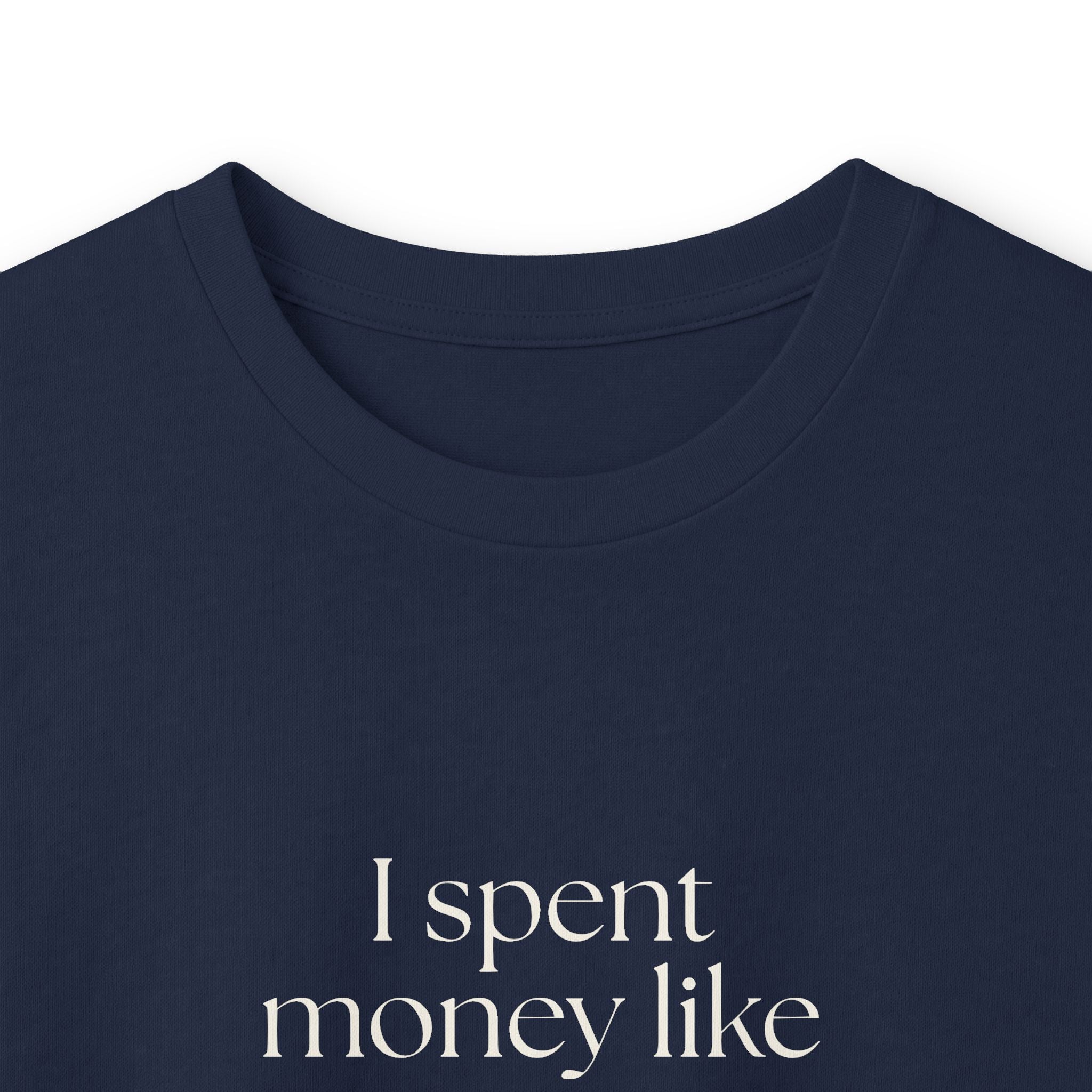 I spent money like tomorrow was fictional - Long Sleeve Shirt - Dry Humor