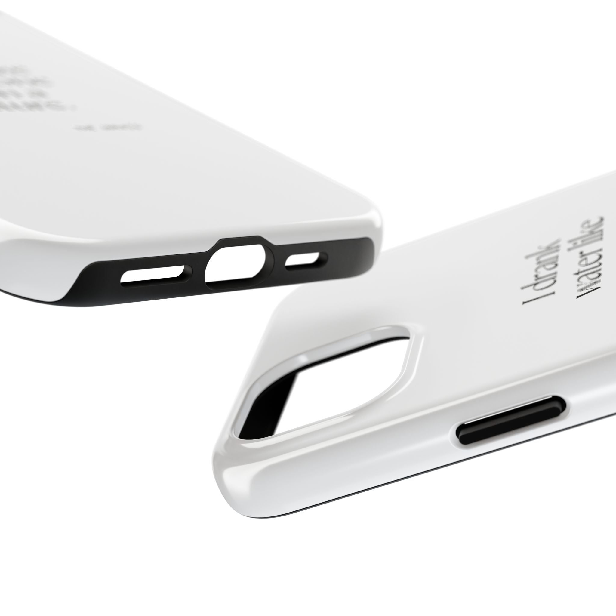 I drank water like someone with a future - Tough Phone Case - Dry Humor