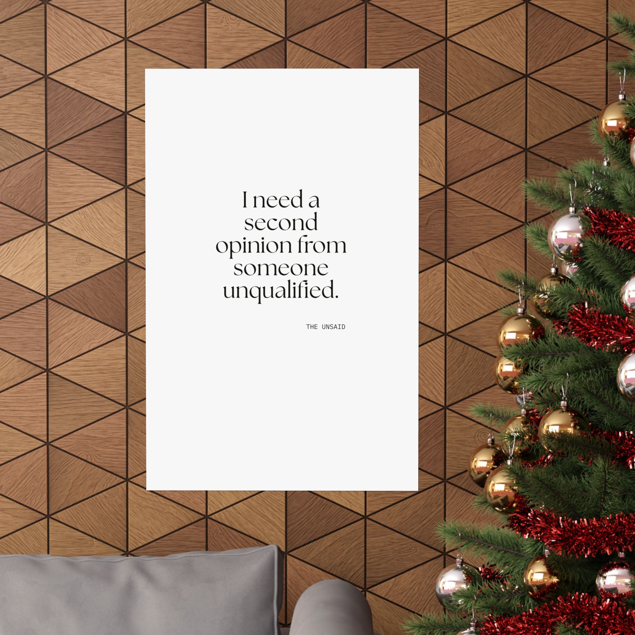 I need a second opinion from someone unqualified - Poster - For Overthinkers