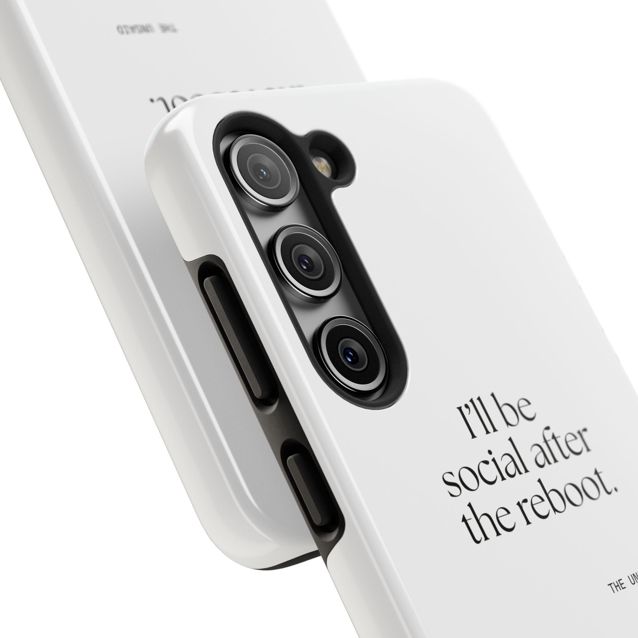I’ll be social after the reboot - Tough Phone Case - For Introverts