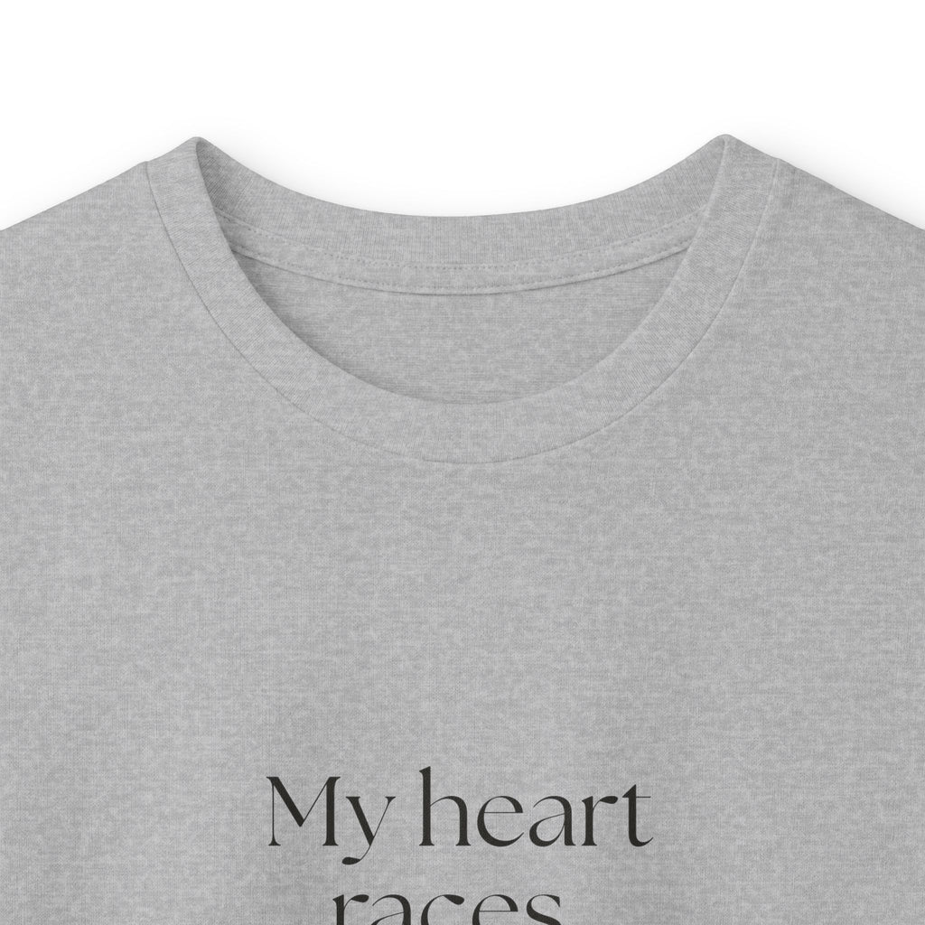 My heart races. Nobody’s chasing us - Long Sleeve Shirt - For Quiet Minds